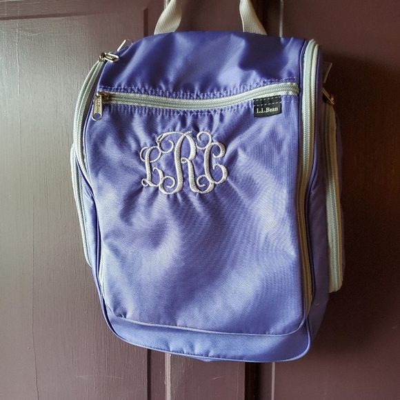 LL Bean Lavender Travel Shower/Makeup Bag - Picture 3 of 8